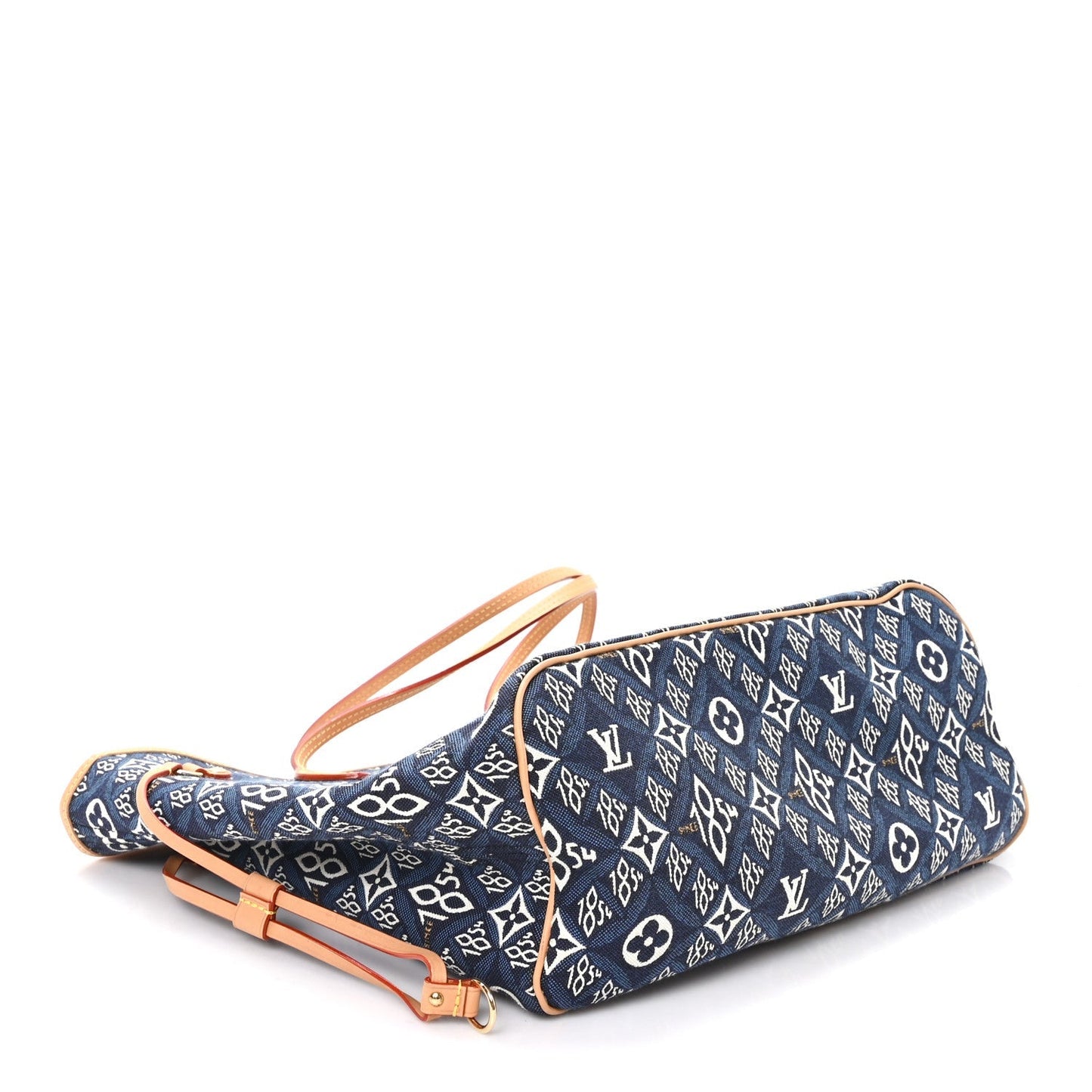 Jacquard Since 1854 Neverfull MM Blue