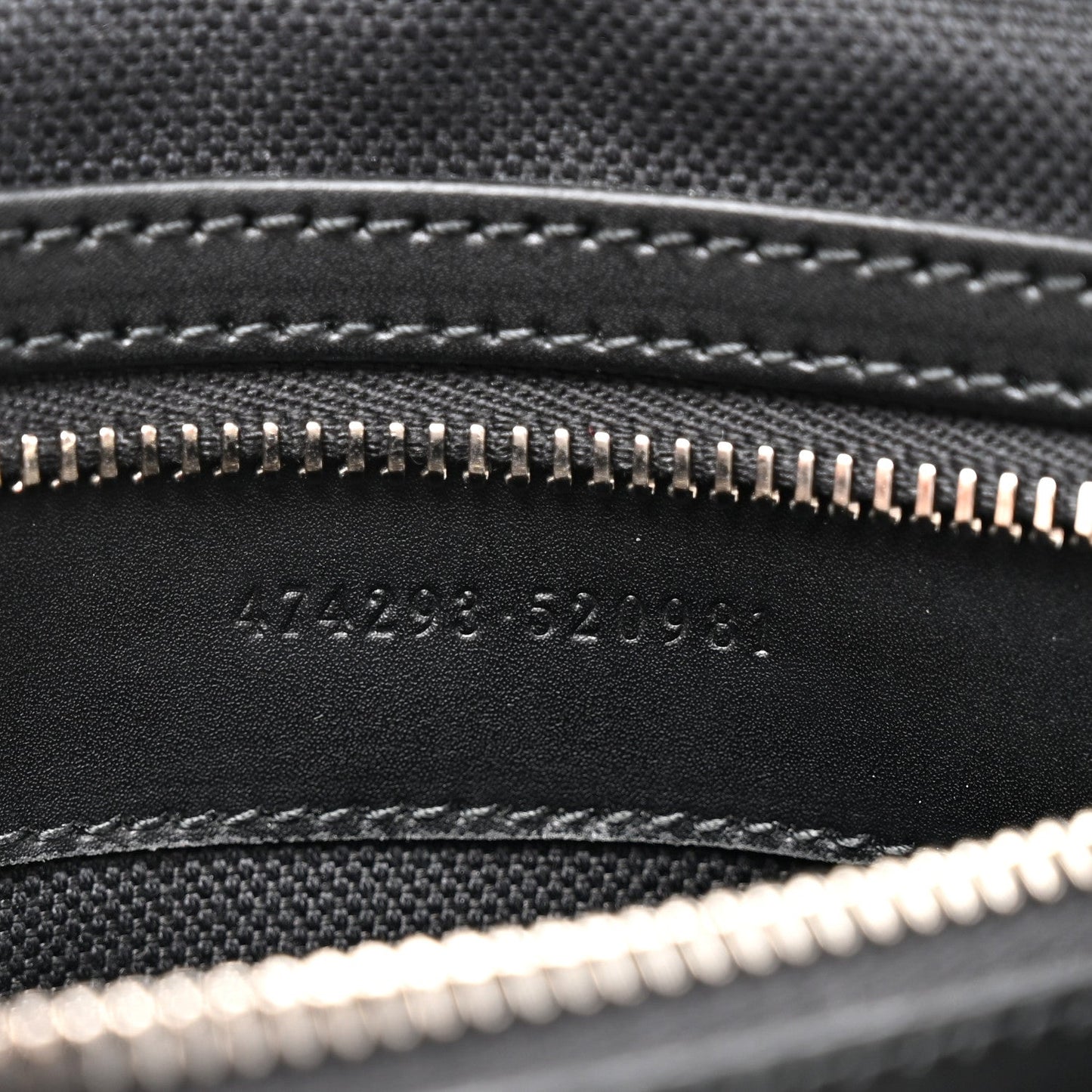 Soft GG Supreme Monogram Web Belt Bag Black Grey
