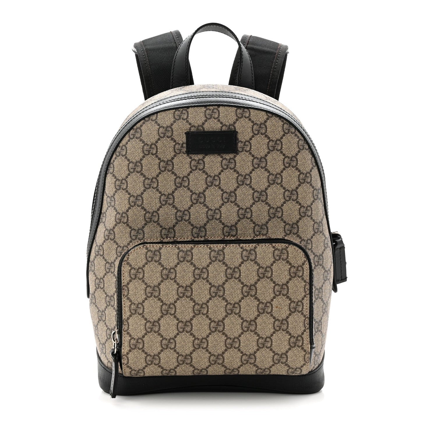 GG Supreme Monogram Small Eden Day Backpack Black