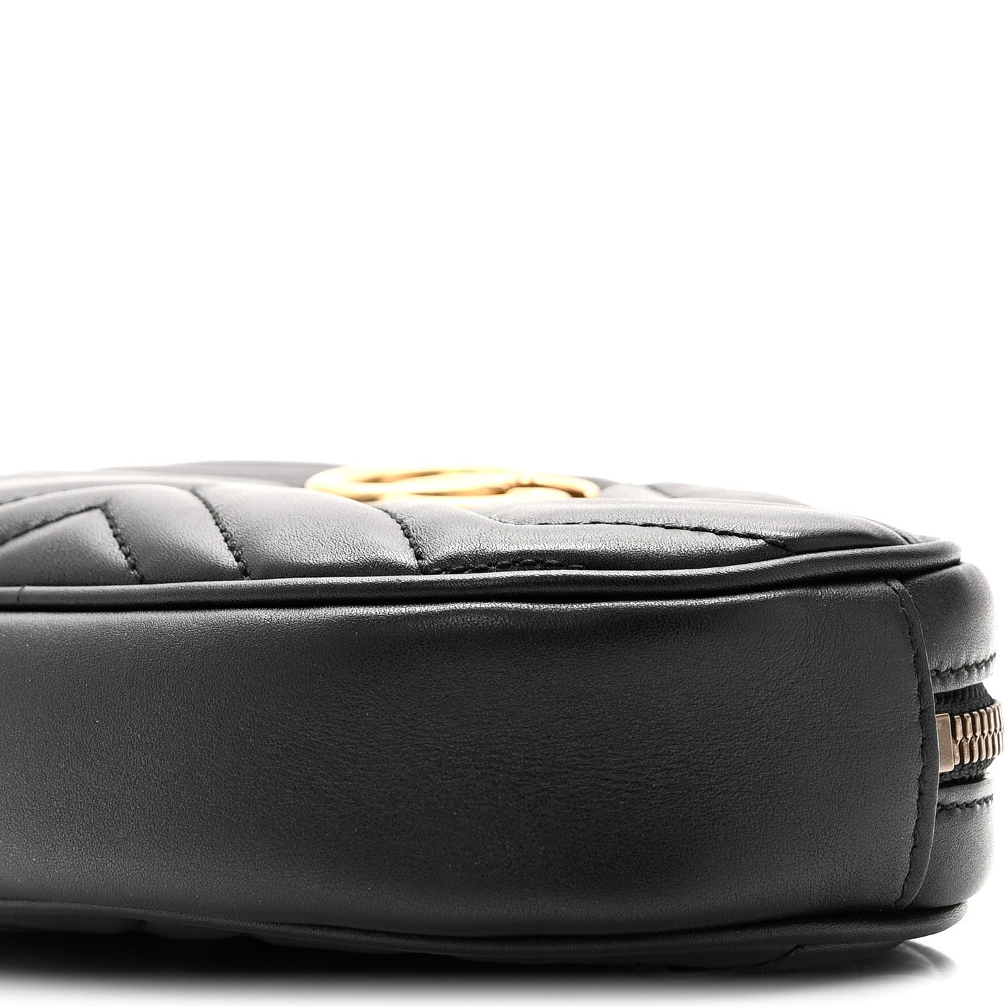 Calfskin Matelasse GG Marmont Belt Bag 85 34 Black