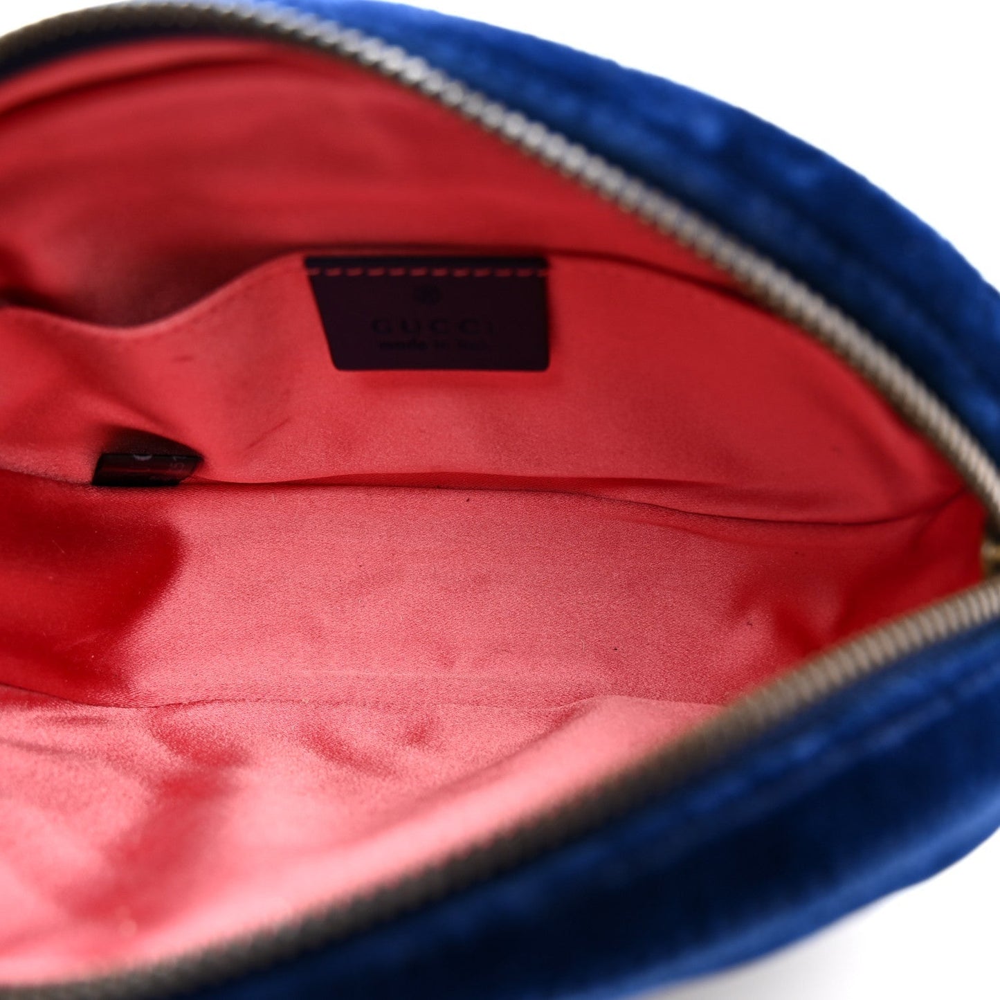 Velvet Matelasse GG Marmont Belt Bag 85 34 Cobalt Blue