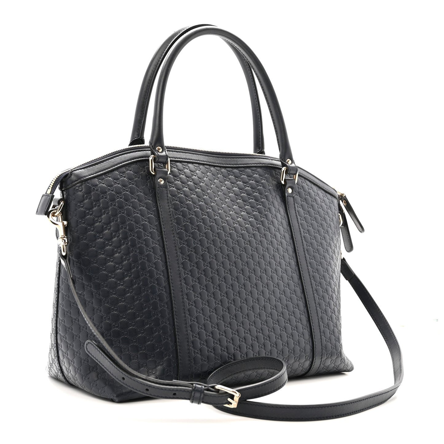 Soft Microguccissima Dome Satchel Navy