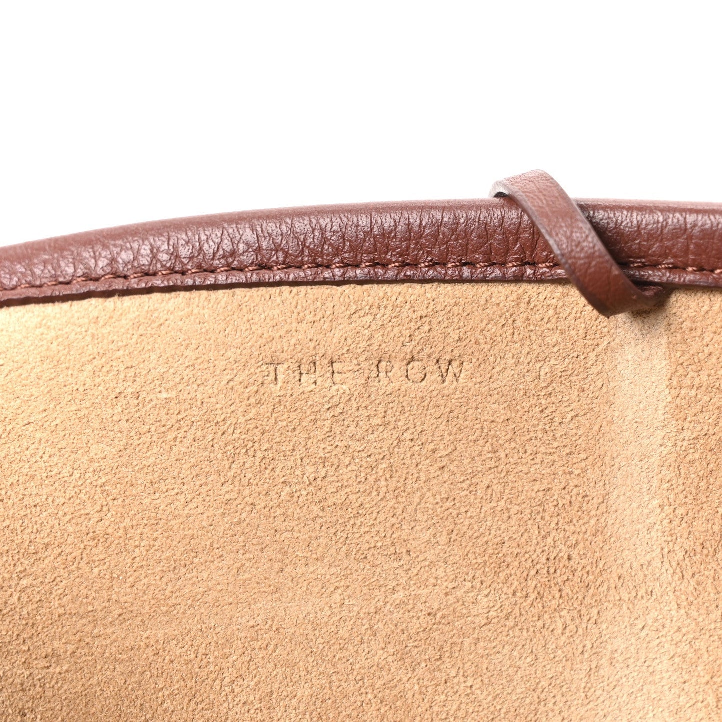 Grained Calfskin Large N/S Park Tote Burnt Wood