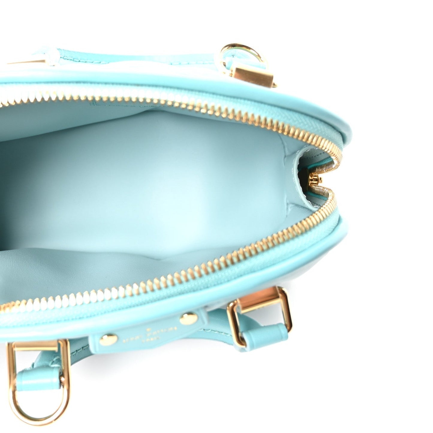 Lambskin Malletage Alma Nano Lagoon Blue