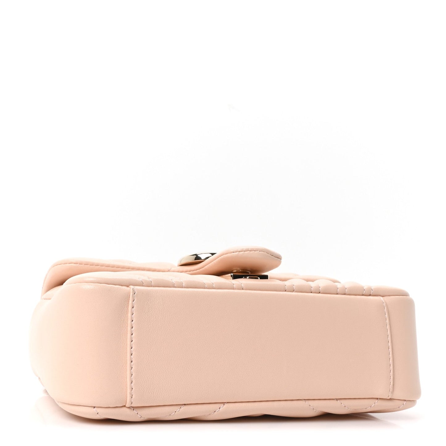 Lambskin Matelasse Small GG Marmont Shoulder Bag Millenial Pink