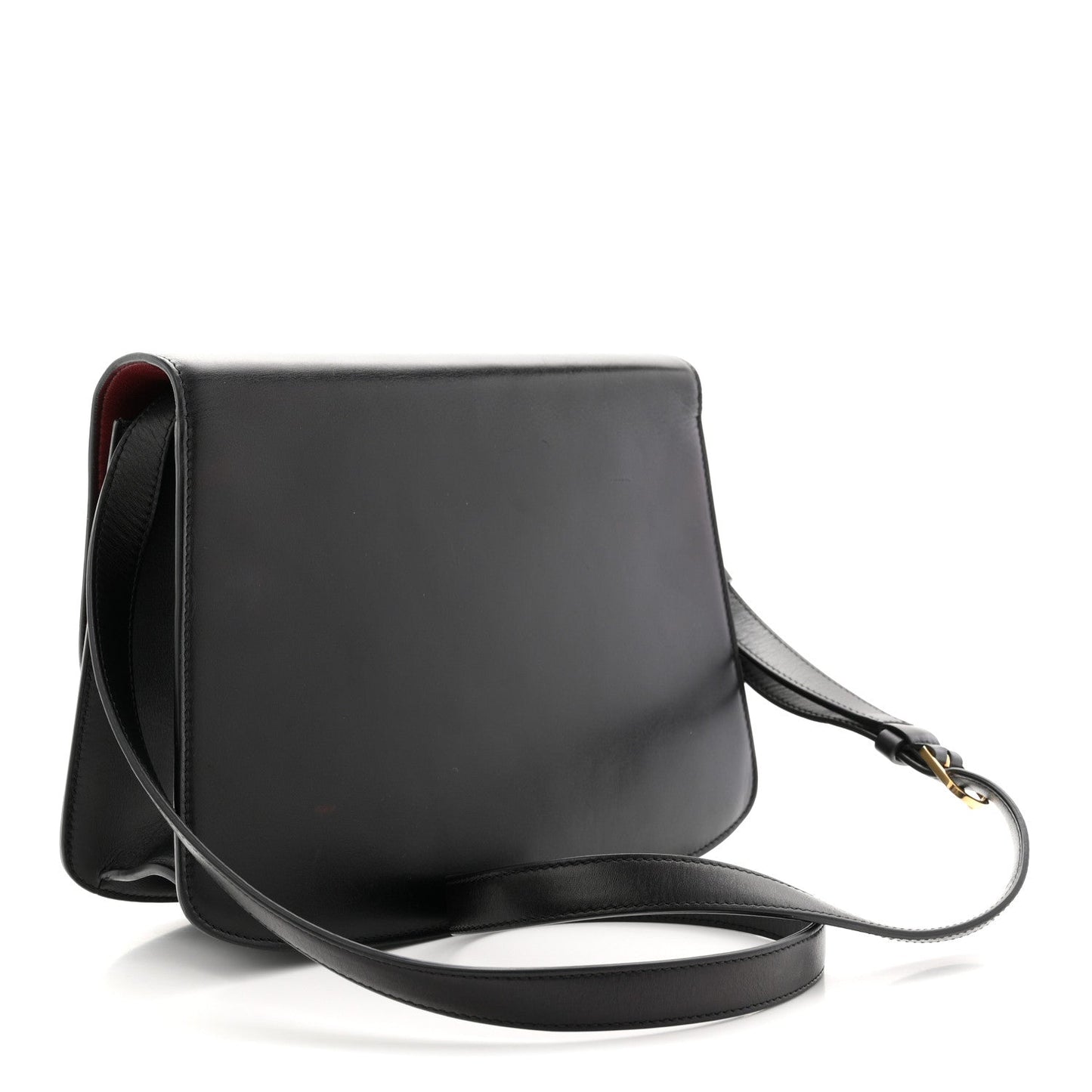 Sleek Calfskin The Sofia 10 Crossbody Black