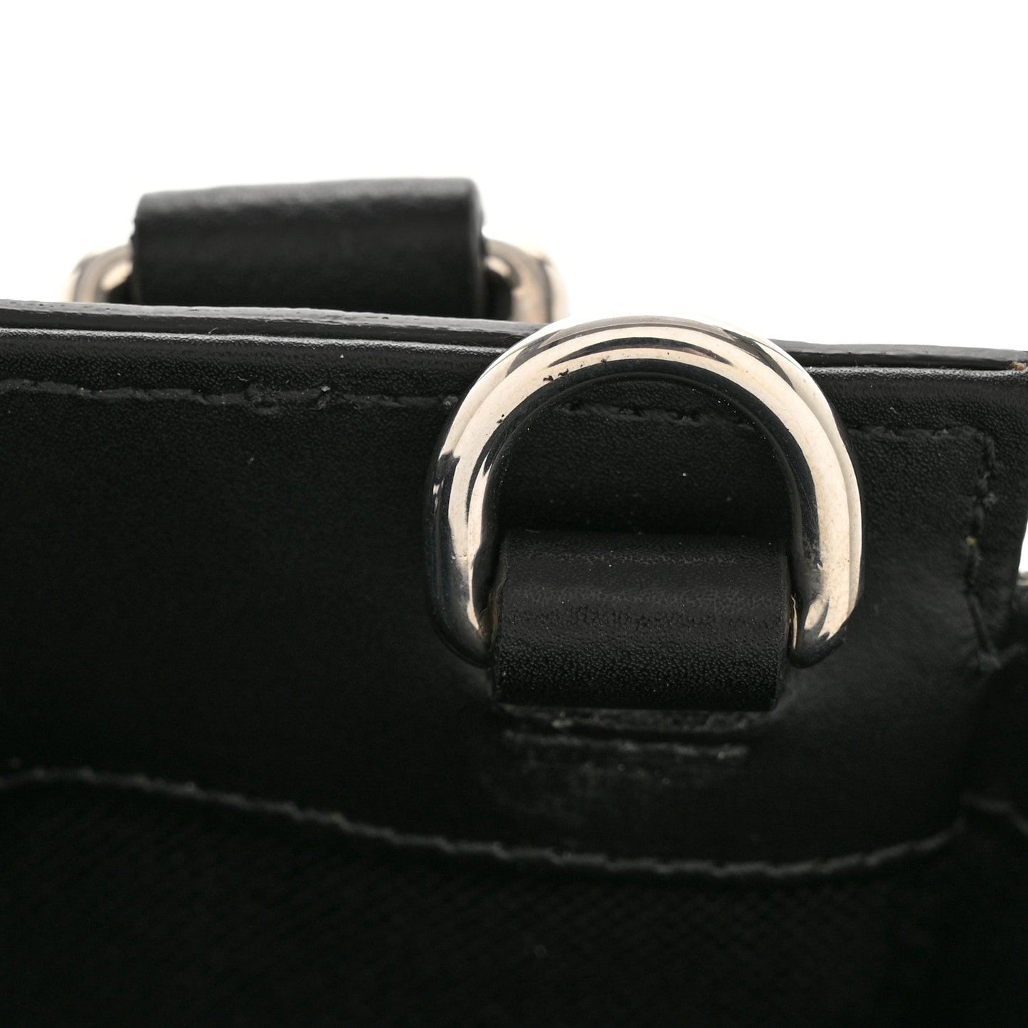 GG Supreme Monogram Appia Calfskin Web Mini Tote Bag Black