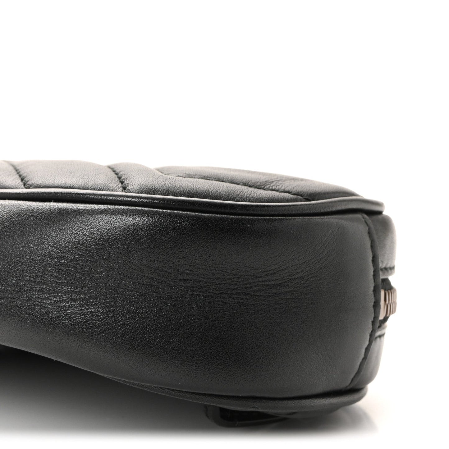 Calfskin Matelasse GG Marmont Belt Bag 85 34 Black