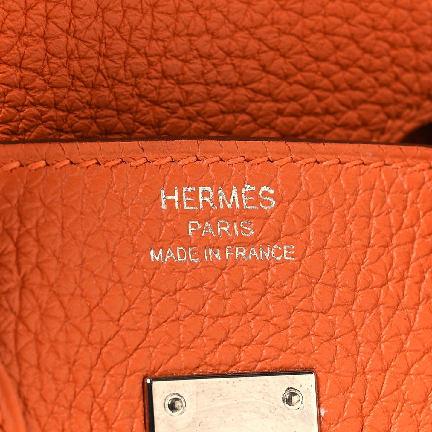 Togo Birkin 25 Orange