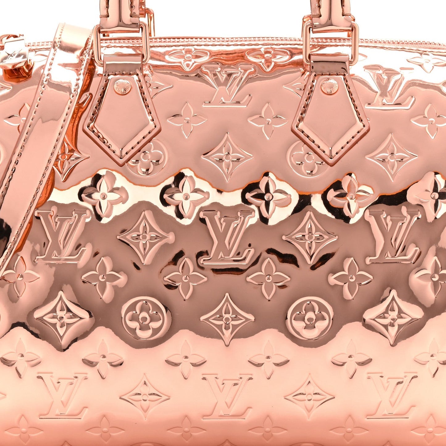 Monogram Miroir Speedy Bandouliere 25 Copper