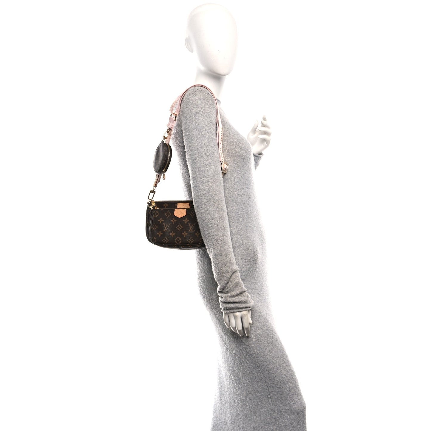 Monogram Multi Pochette Accessories Rose Clair