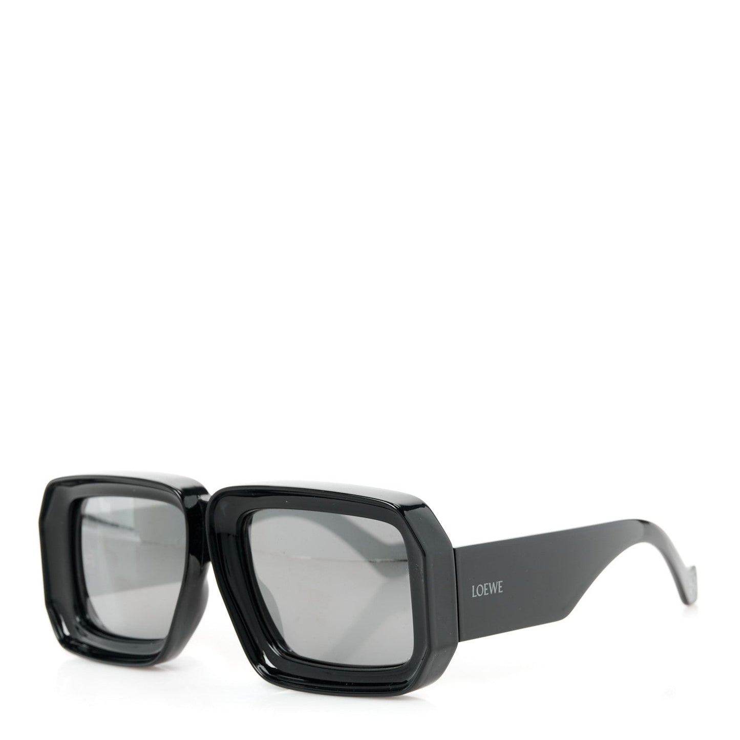 Acetate Paula's Ibiza Dive In Mask Sunglasses LW40064U Black Silver