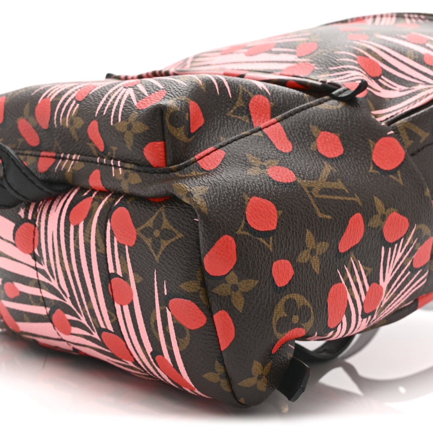 Monogram Jungle Dots Palm Springs Backpack PM Sugar Pink Poppy