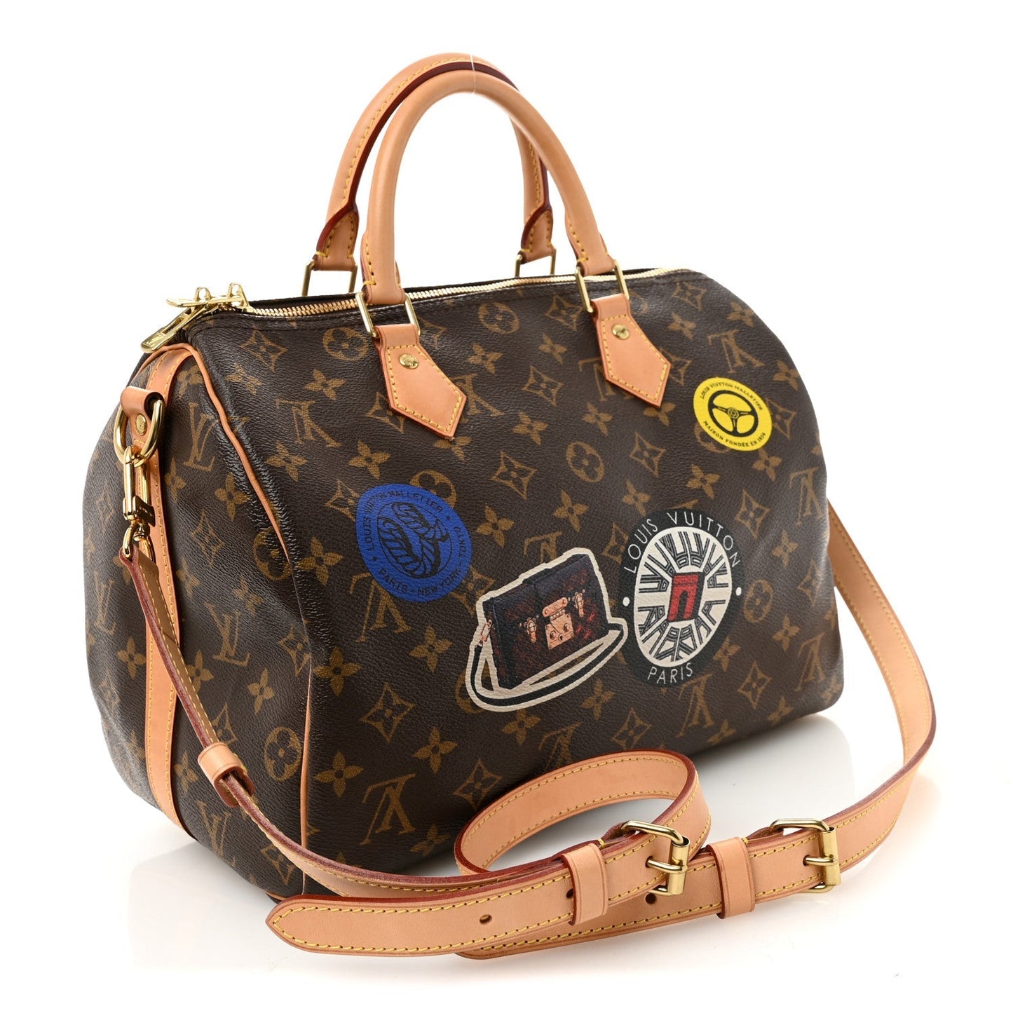 Monogram Patches Speedy Bandouliere 30