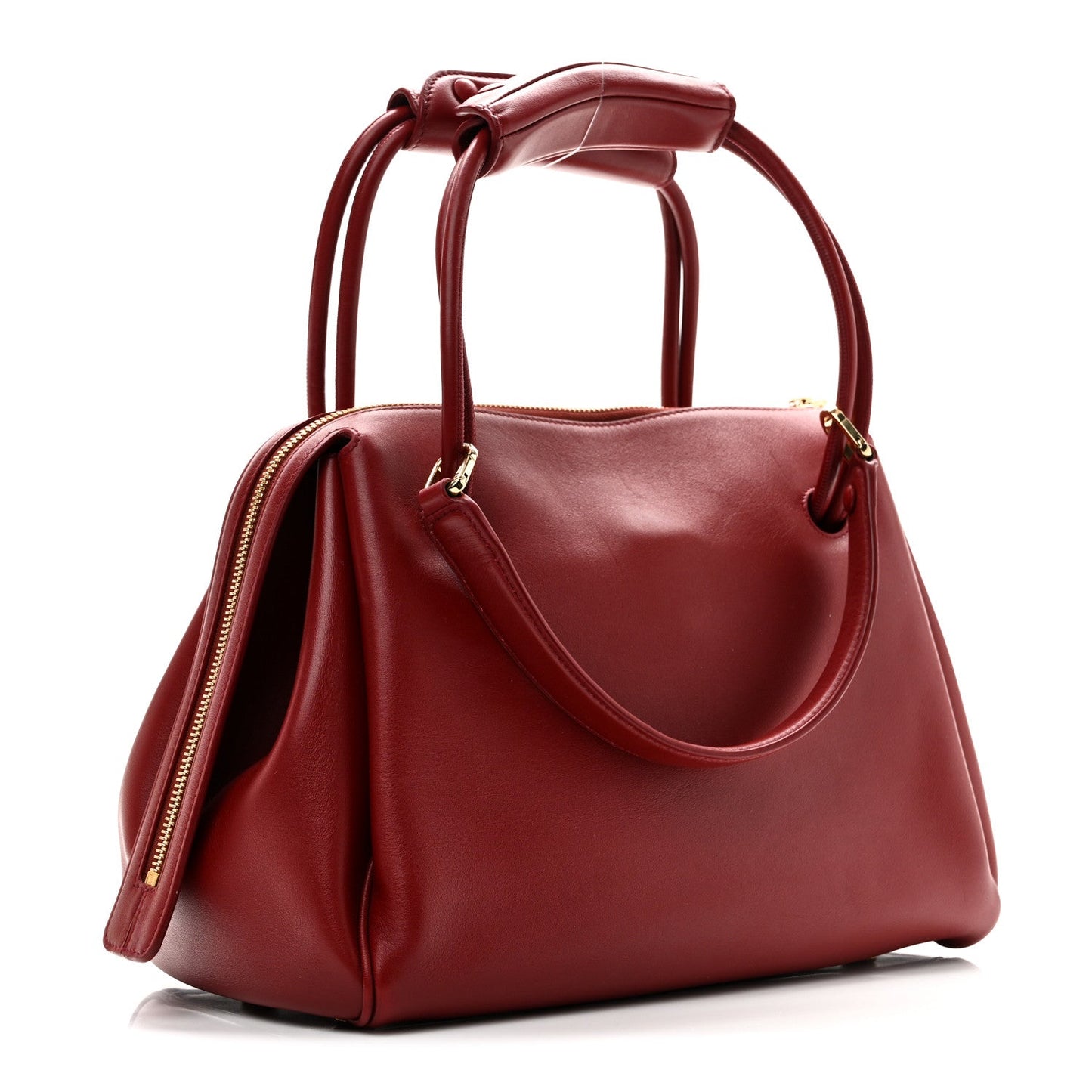 Supple Calfskin Medium Madrid Bag Dark Burgundy