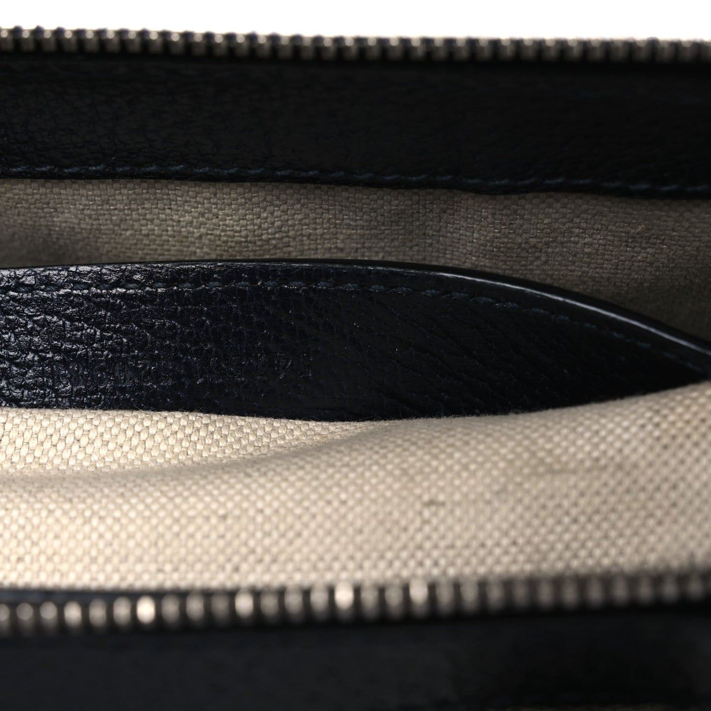GG Supreme Monogram Textured Dollar Calfskin Web Small Ophidia Tote Bag Beige Blue
