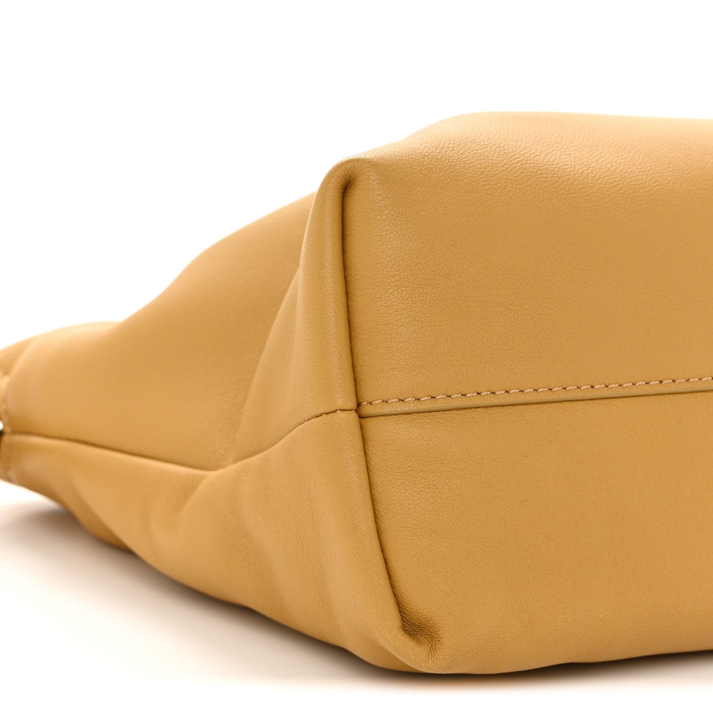 Mellow Nappa Donut Medium Chain Flamenco Knot Clutch Sahara