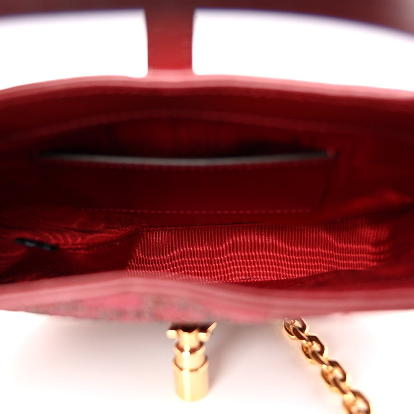 Calfskin Beaded Embroidery GG Monogram Mini Jackie 1961 Cherry Red