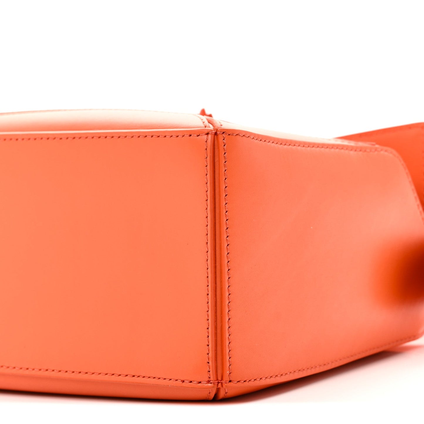 Satin Calfskin Small Puzzle Bag Orange