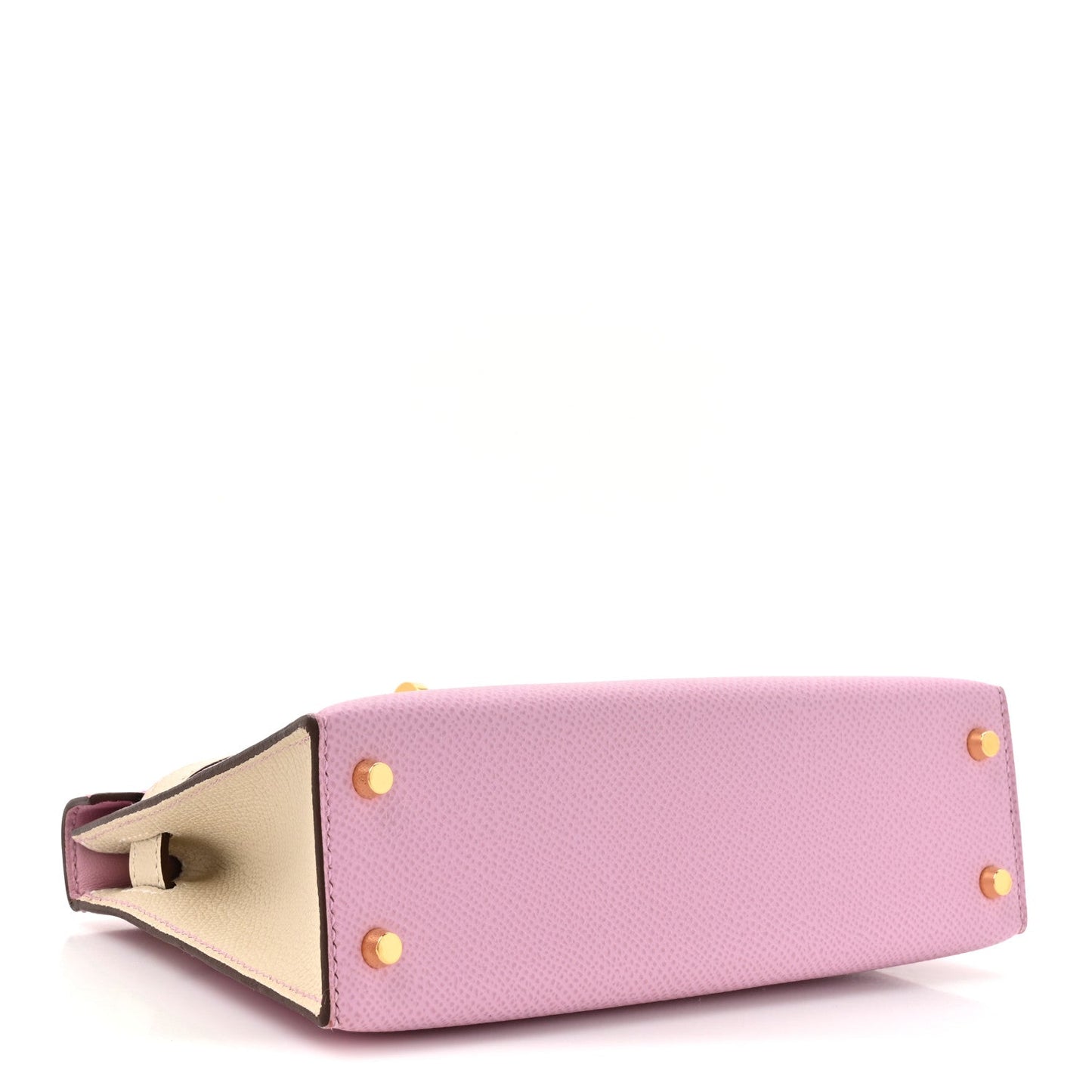 Epsom Horseshoe Mini Kelly Sellier 20 Mauve Sylvestre Craie