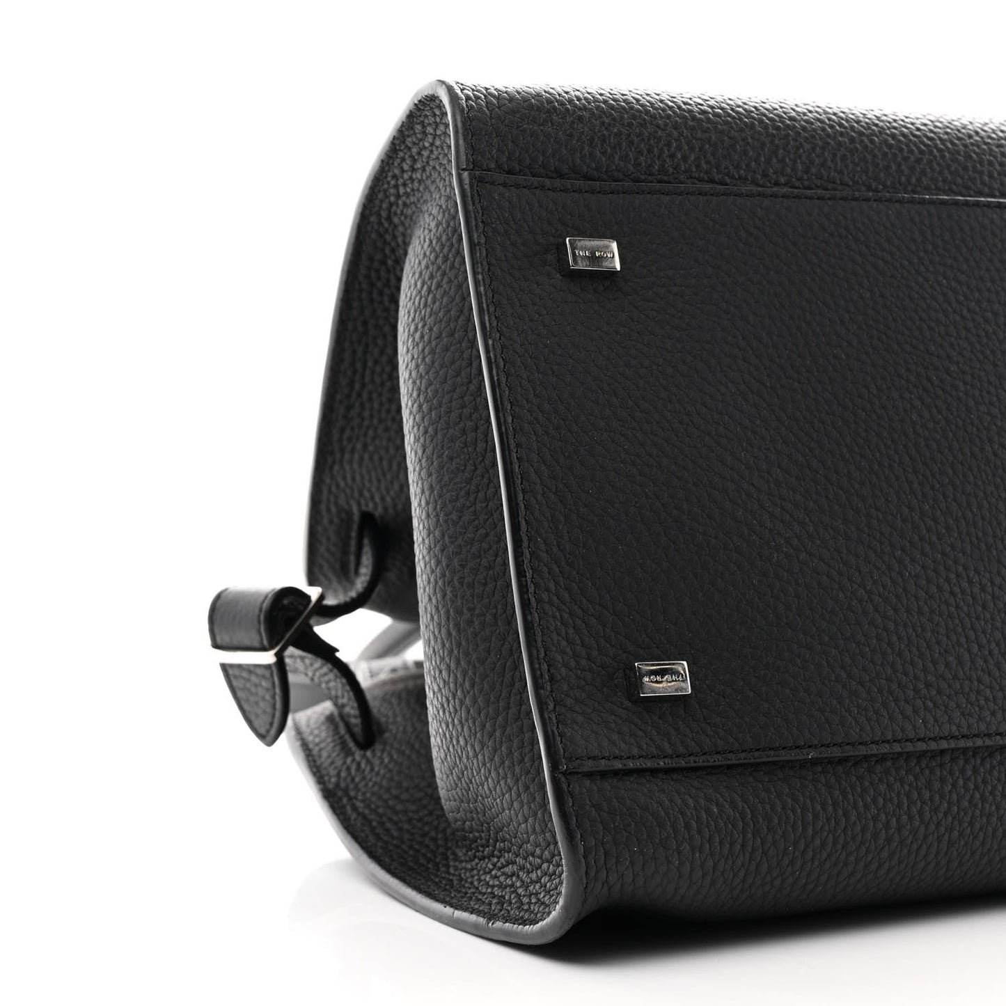 Matte Grained Calfskin Soft Margaux 12 Black