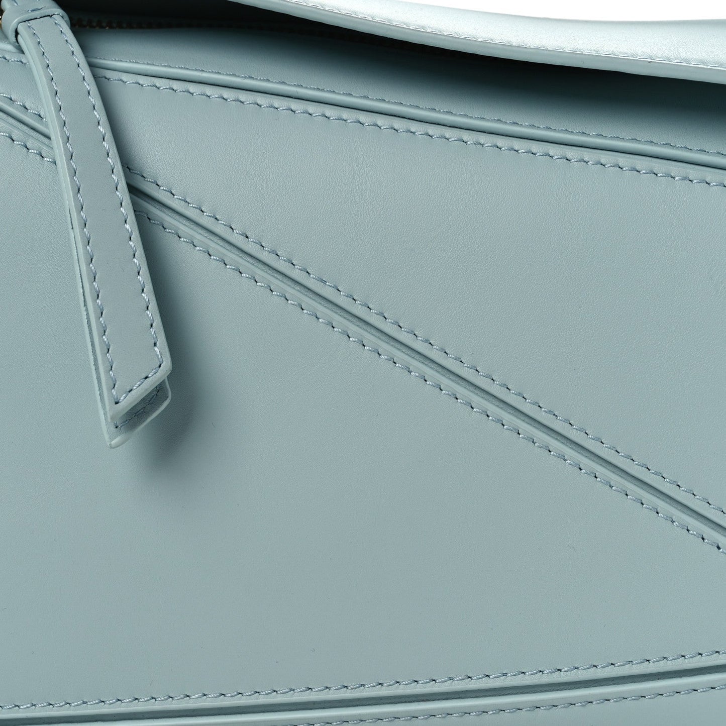 Calfskin Small Puzzle Bag Aquamarine