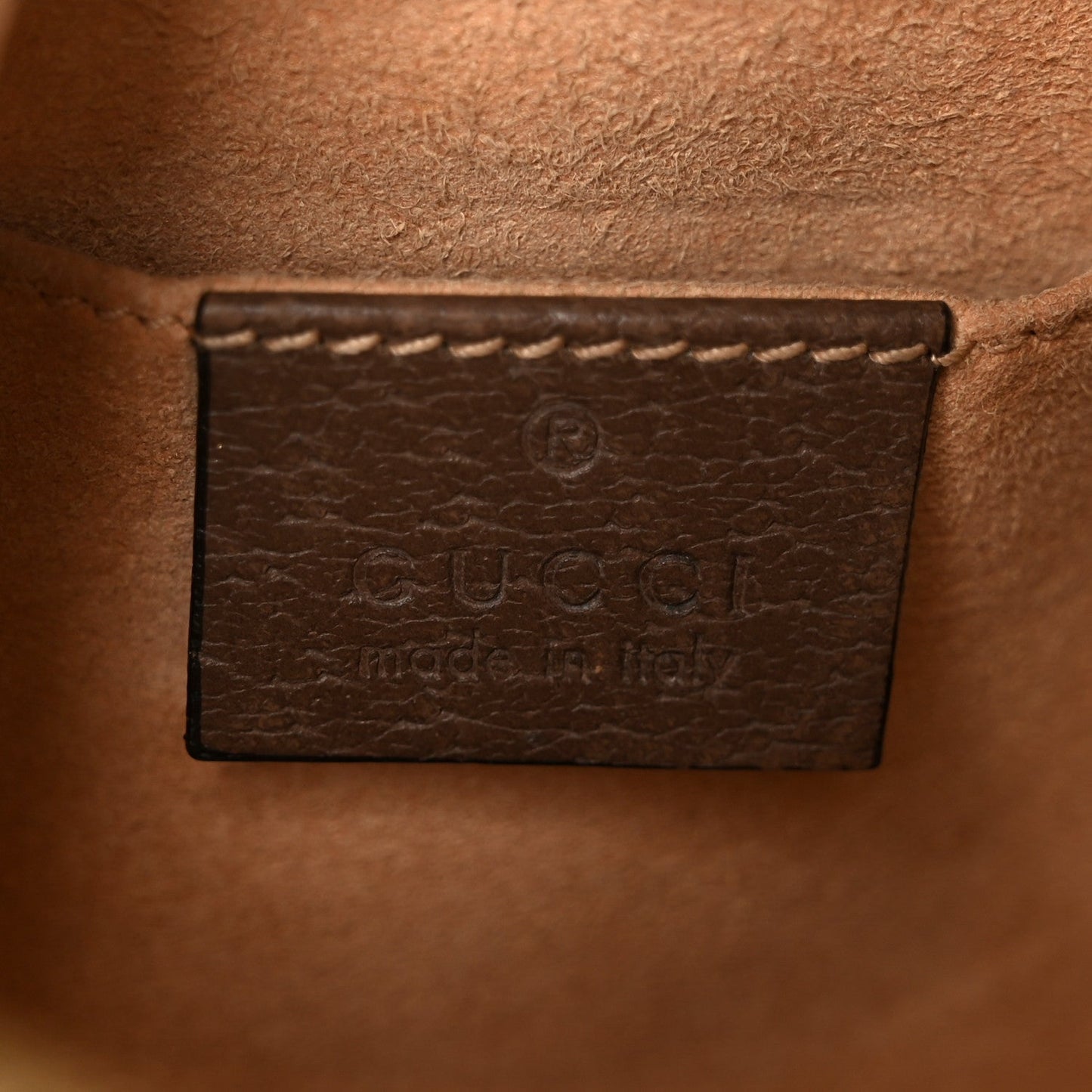 GG Supreme Monogram Web Mini Ophidia Shoulder Bag Brown