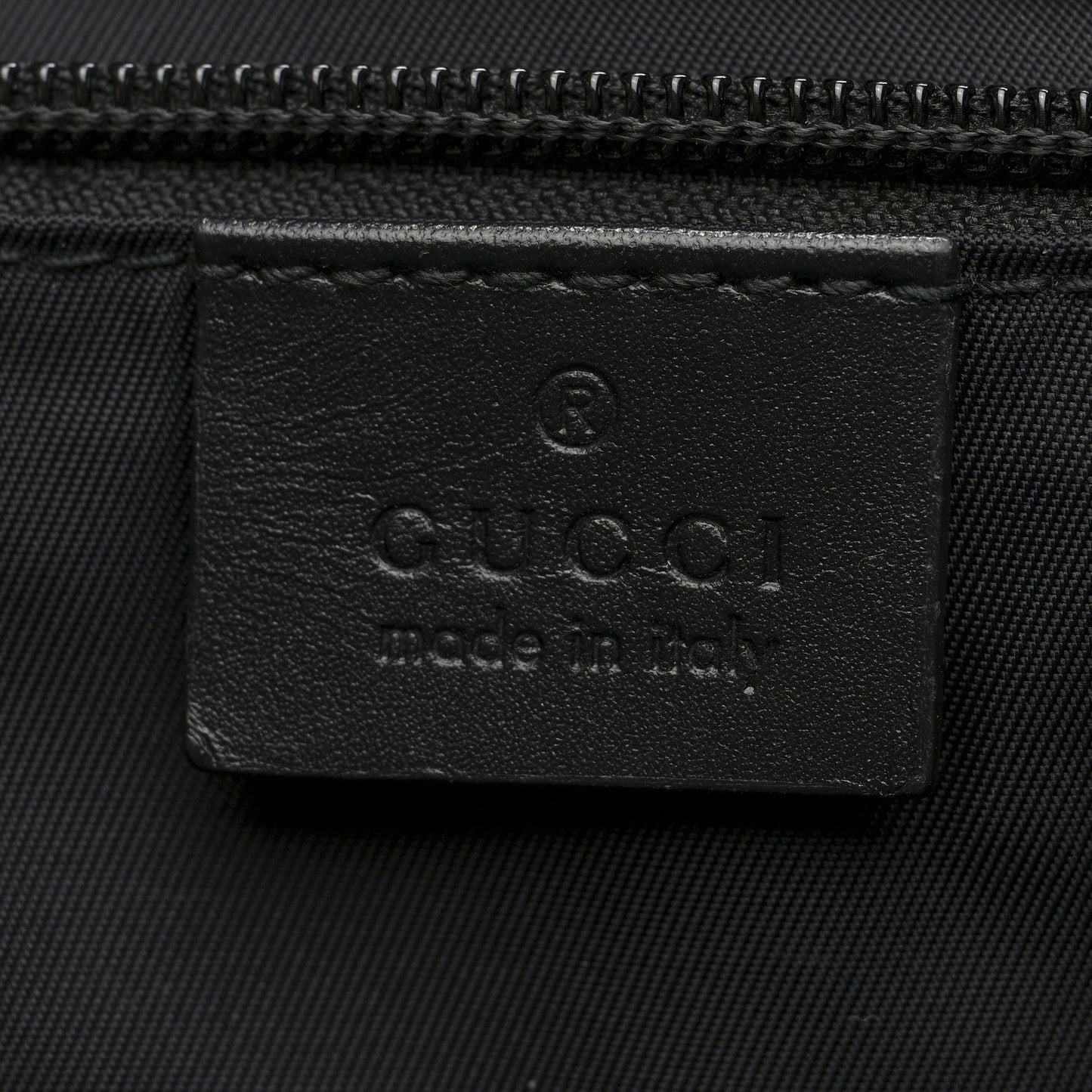 GG Supreme Monogram Web Flap Messenger Bag Black