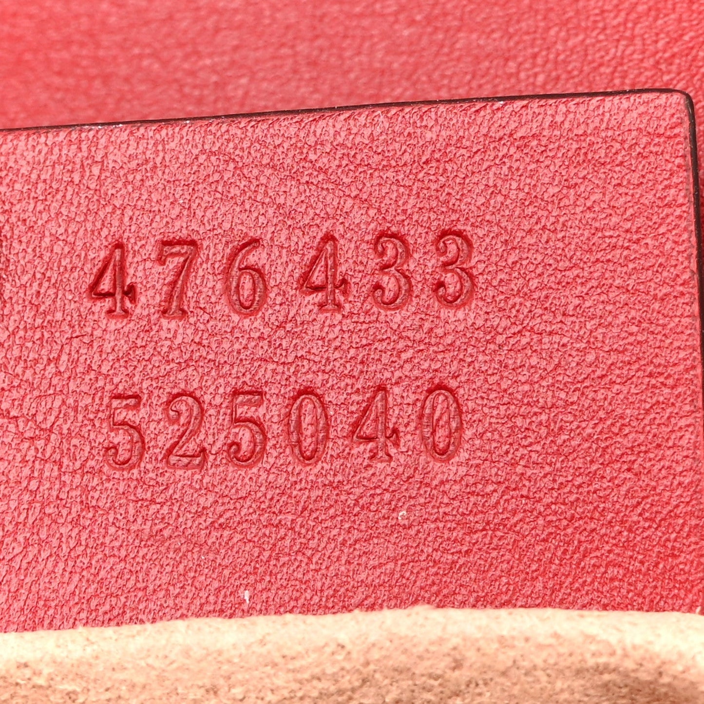 Calfskin Matelasse Super Mini GG Marmont Shoulder Bag Hibiscus Red