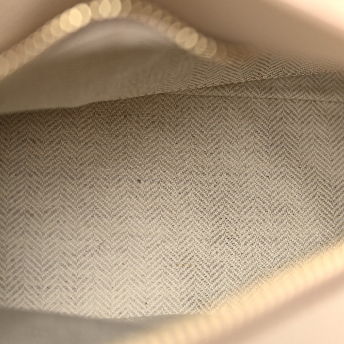 Grained Calfskin Small Puzzle Edge Bag Sand