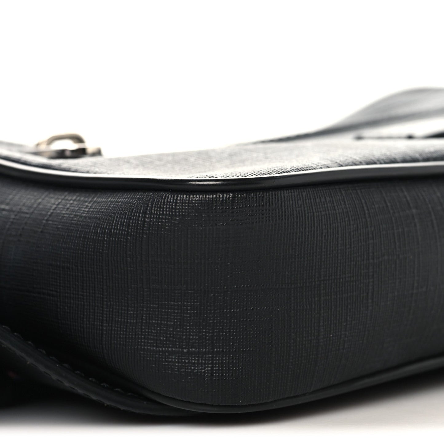Soft GG Supreme Monogram Web Belt Bag Black Grey