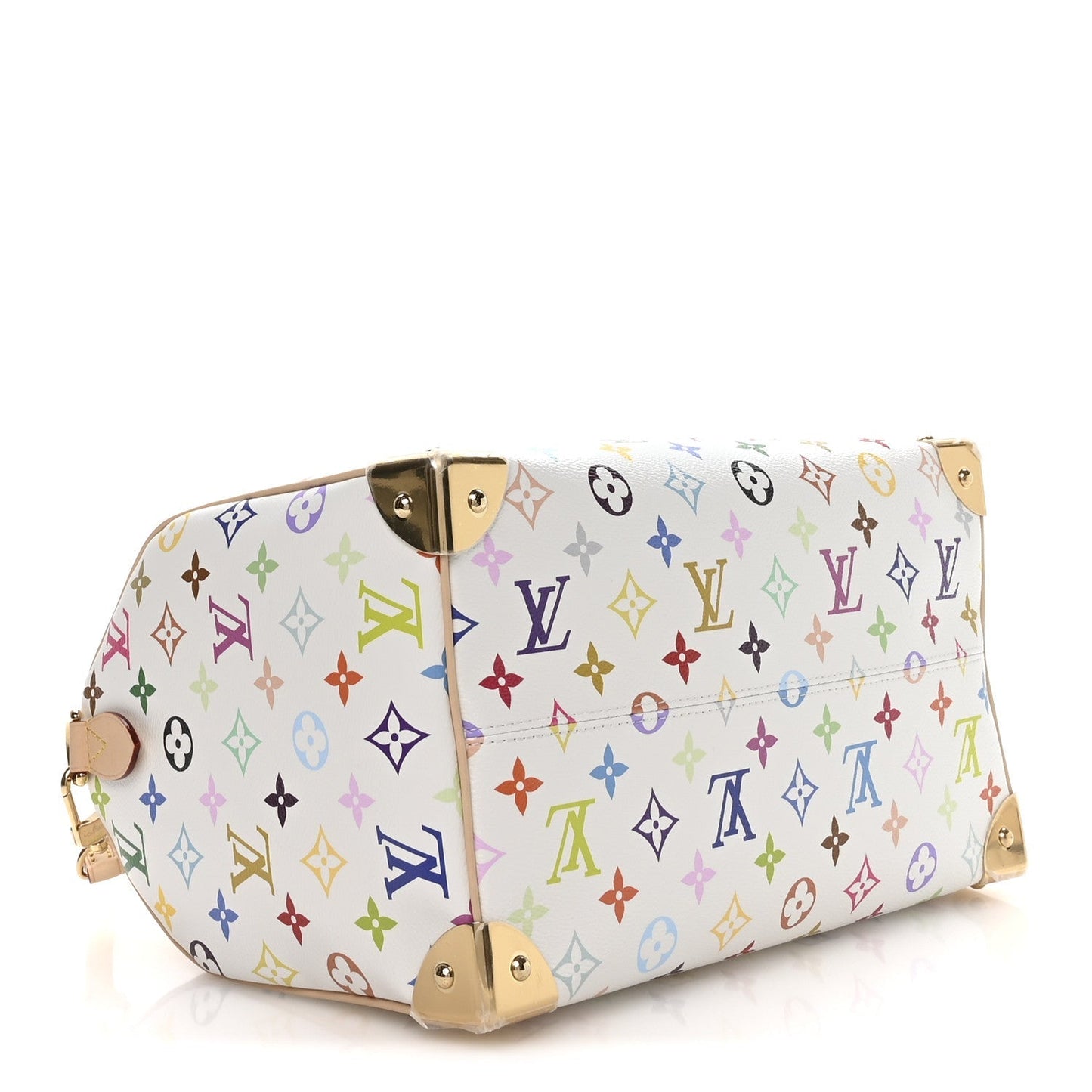 LV X TM Monogram Multicolor Speedy Soft 30 White