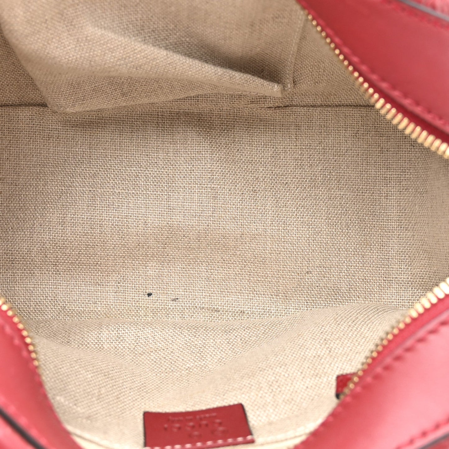 Soft Microguccissima Small Crossbody Bag Rosso