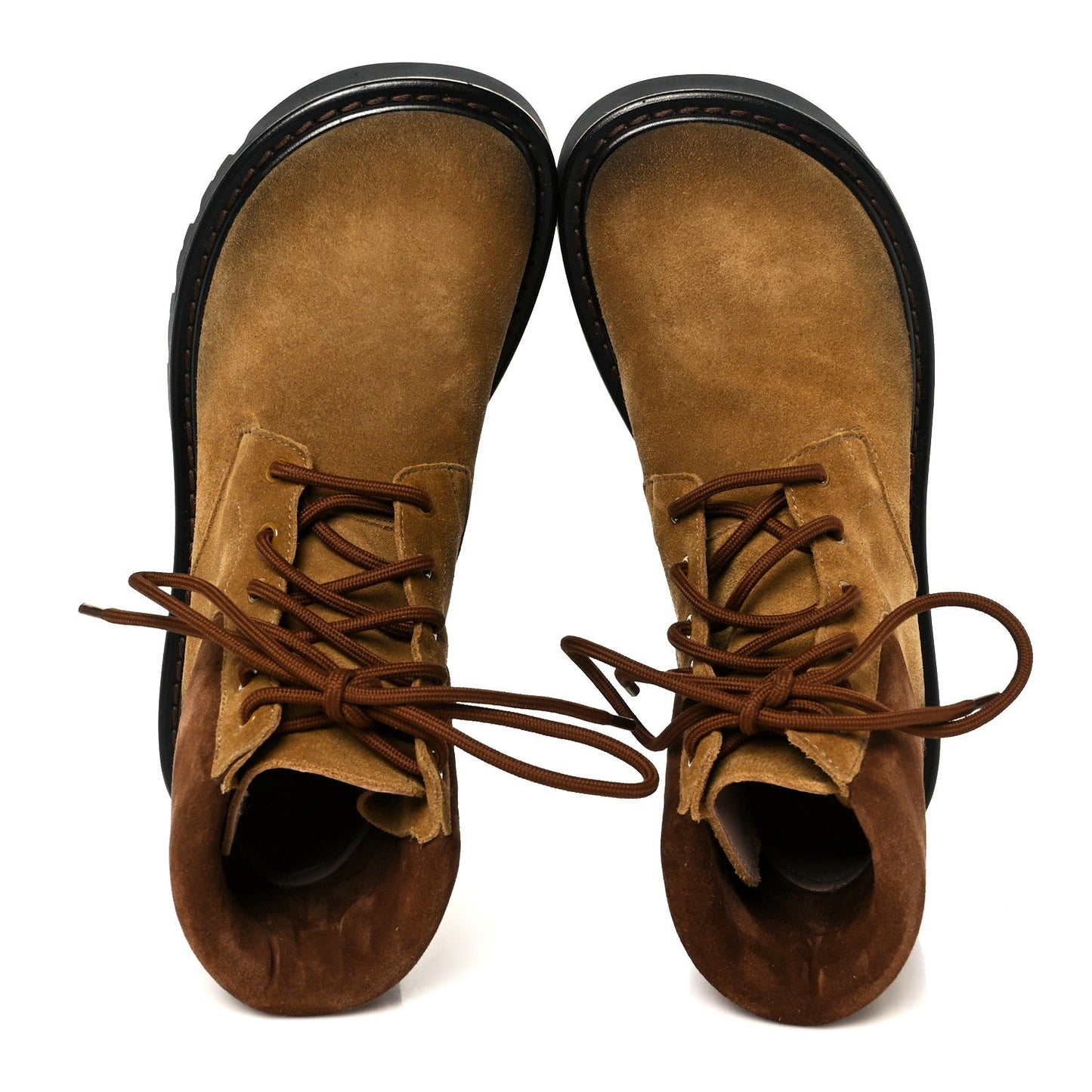 Suede Mens Sierra Combat Boots 41 Tobacco Brown