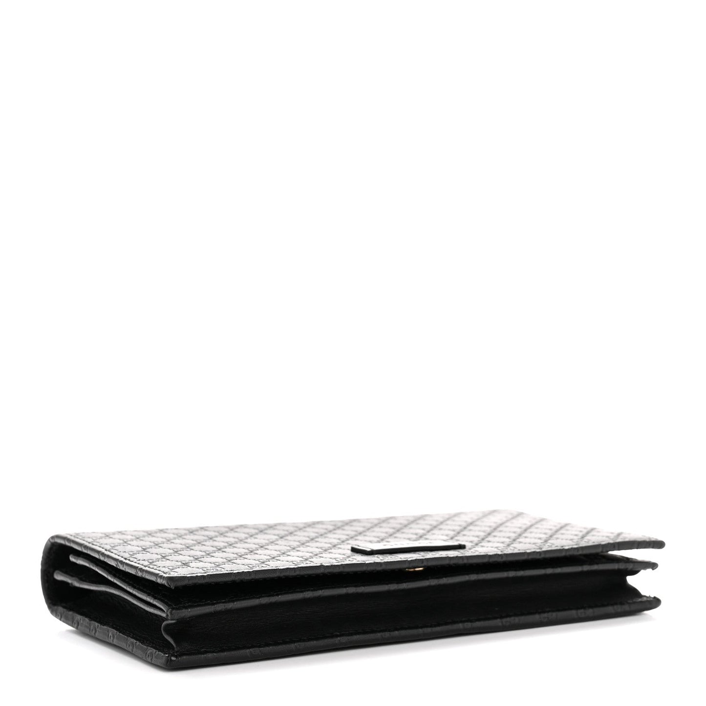 Microguccissima Crossbody Wallet Black