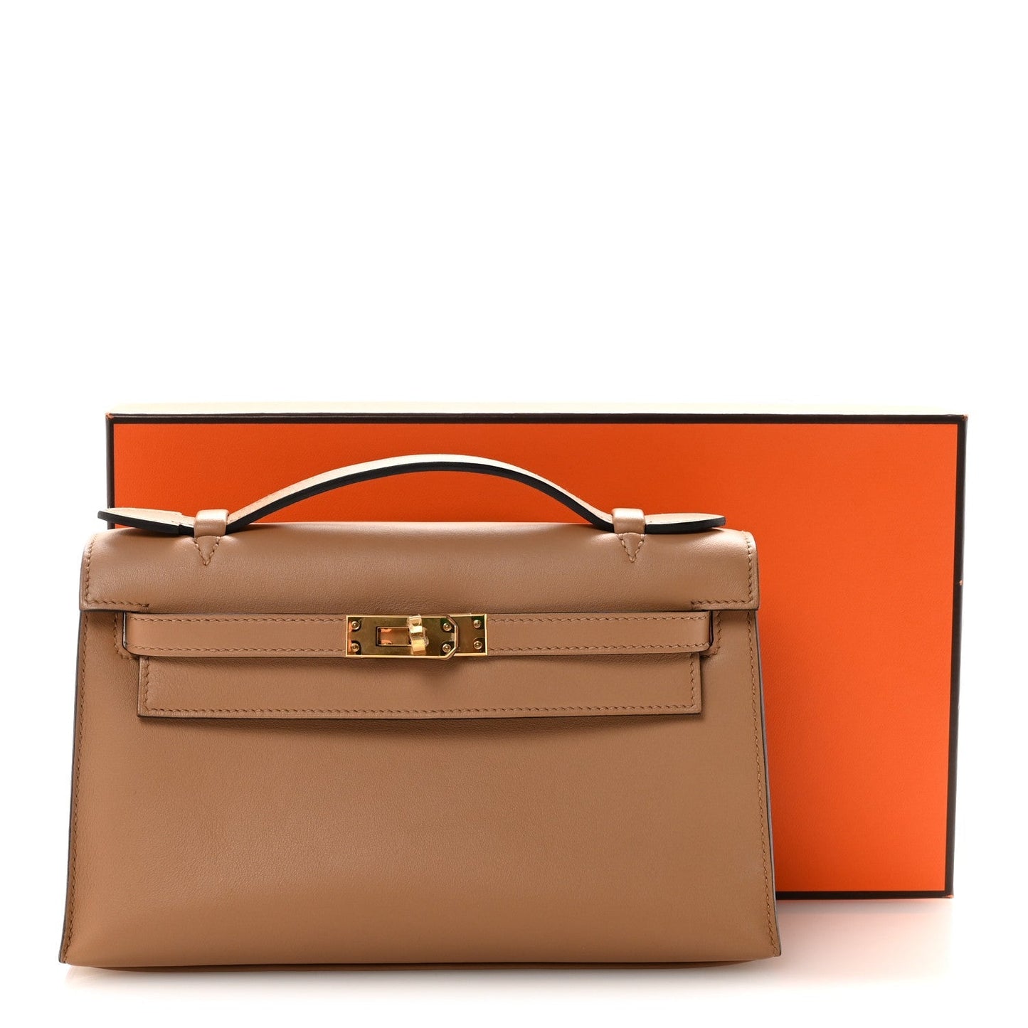 Swift Kelly Pochette Clutch Chai