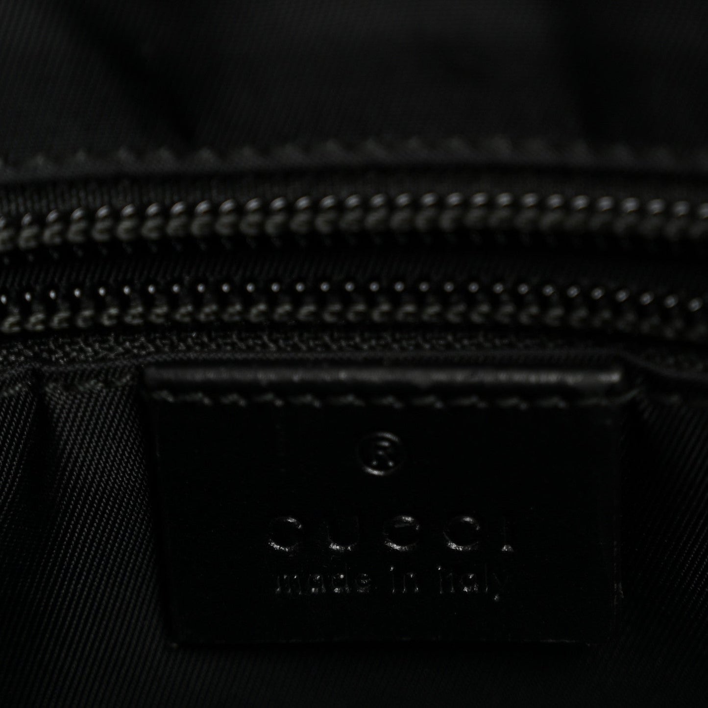 GG Supreme Monogram Web Messenger Bag Black