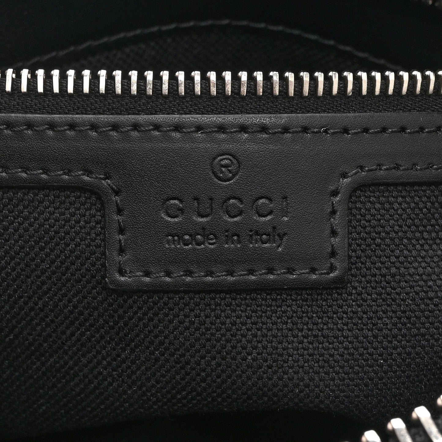 Soft GG Supreme Monogram Web Belt Bag Black Grey
