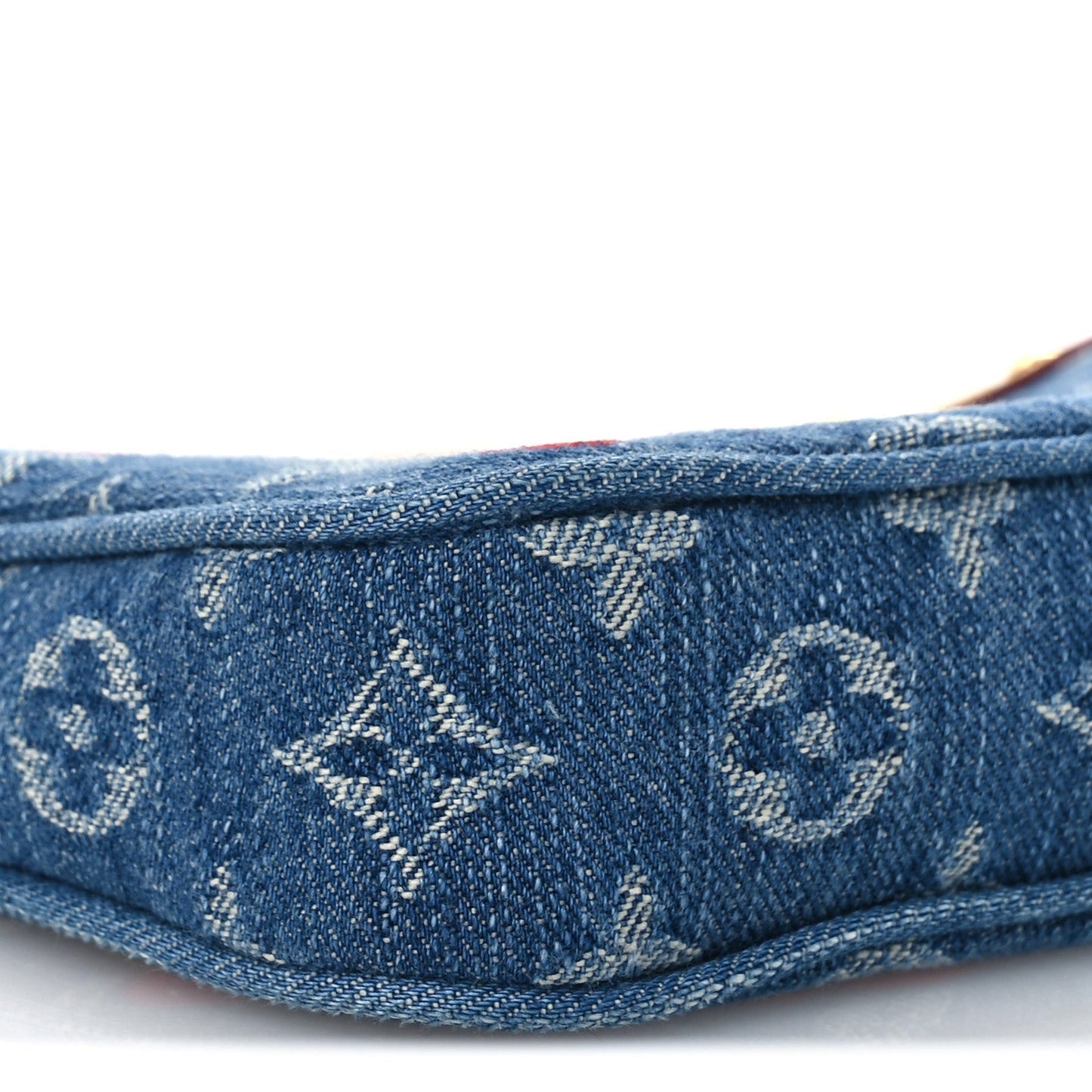 LV X TM Monogram Denim Cerises Pochette Accessories Blue