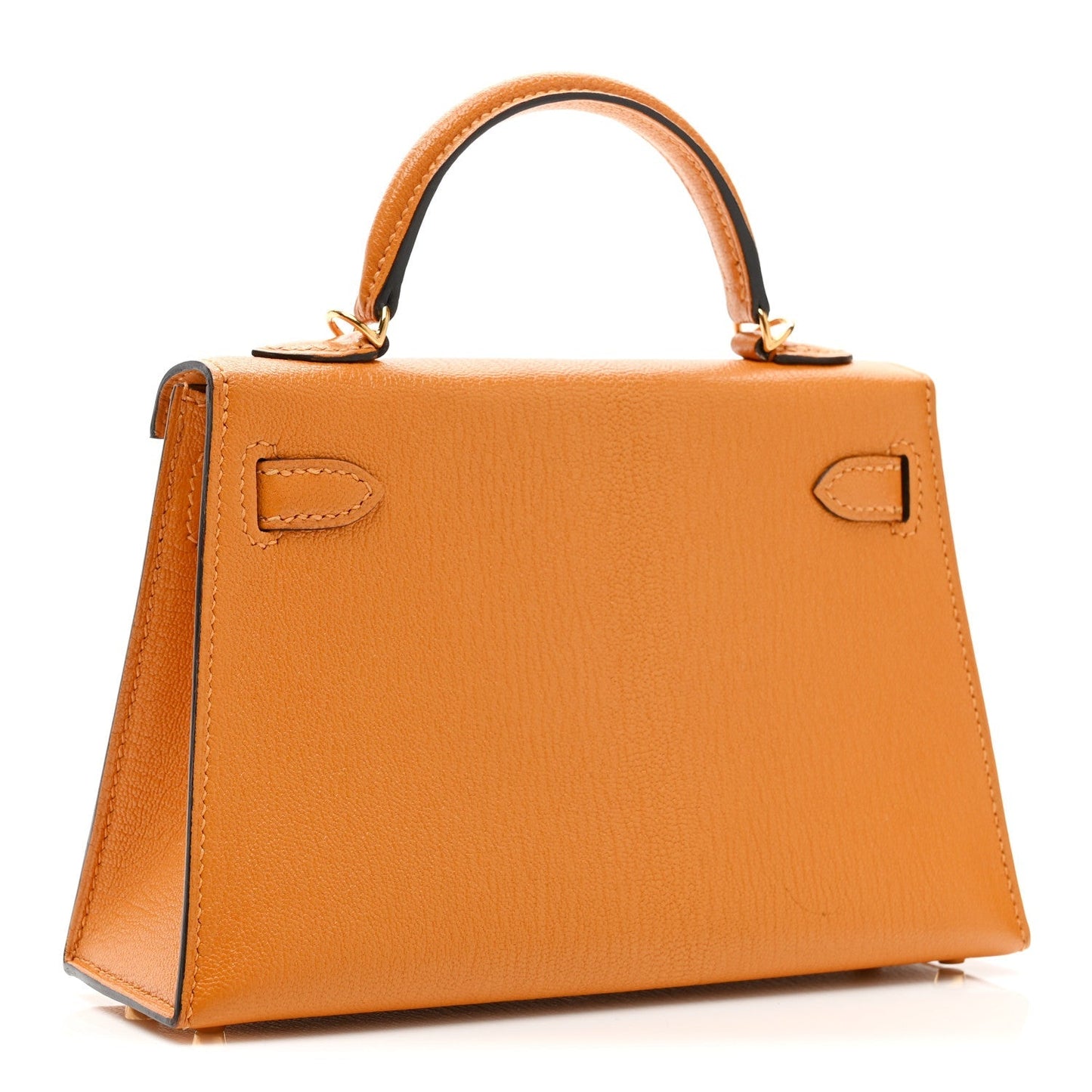 Chevre Chamkila Mini Kelly Sellier 20 Jaune D'or