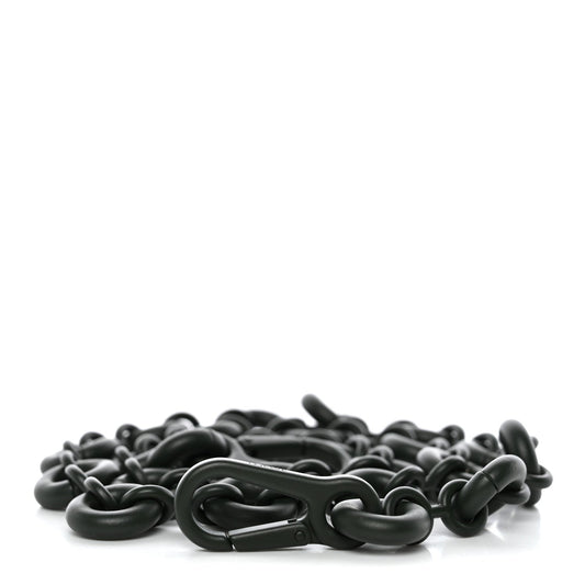 Brass Monochrome Donut Chain Shoulder Strap Olive Green