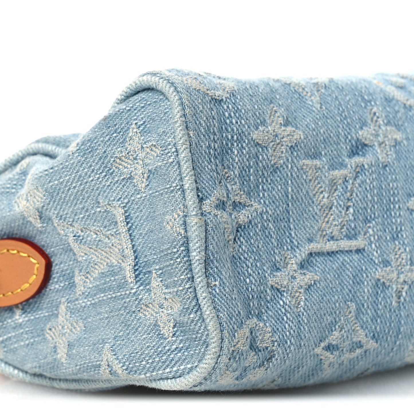Monogram Denim Nano Speedy Sky Blue