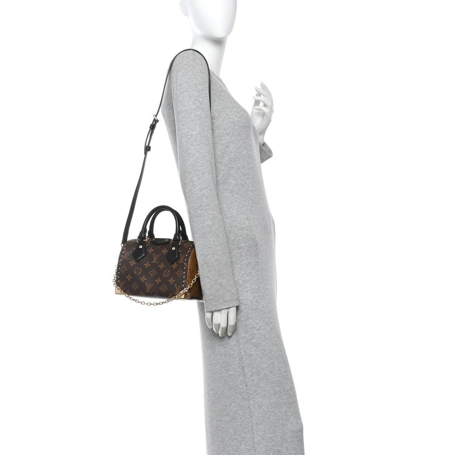 Reverse Monogram Speedy Trunk 20