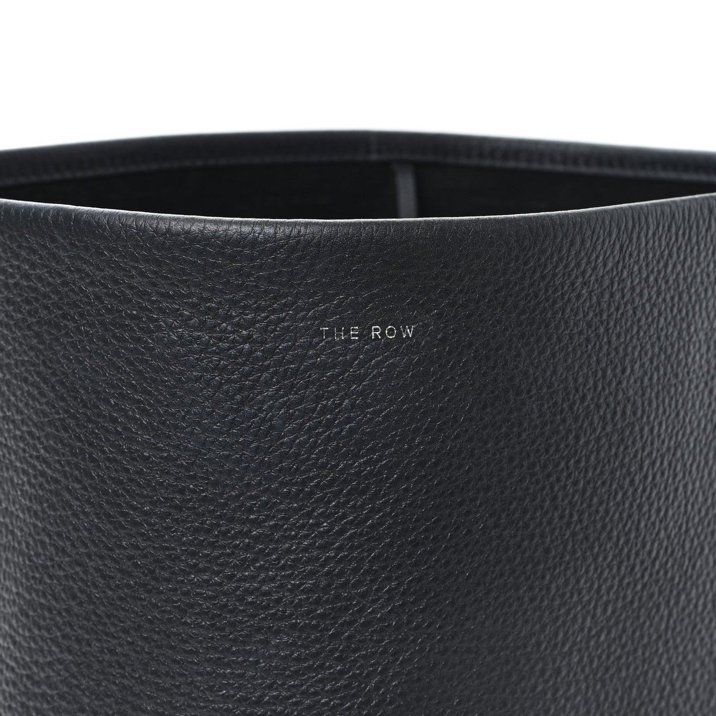 Grained Calfskin Medium N/S Park Tote Black