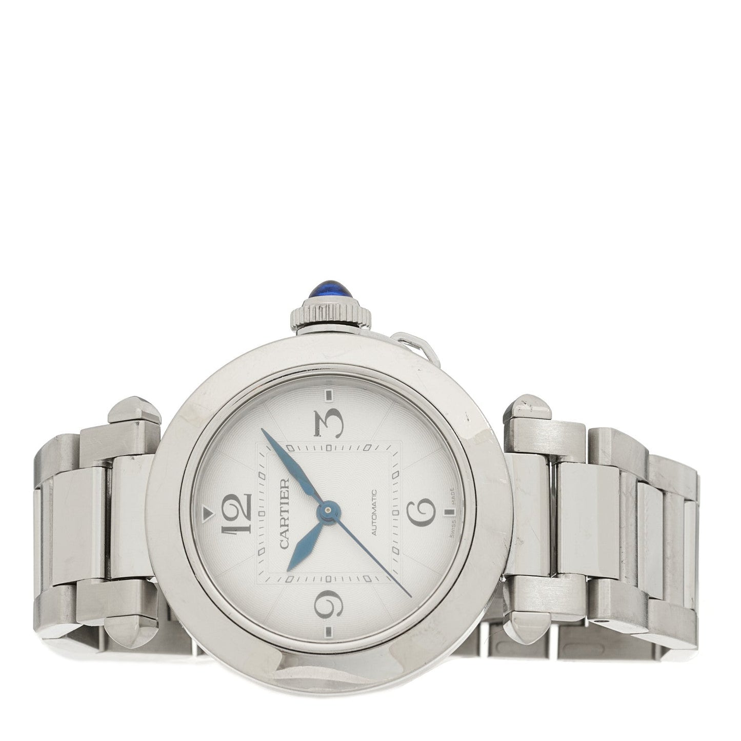 Stainless Steel 35mm Pasha C Automatic Watch Silver