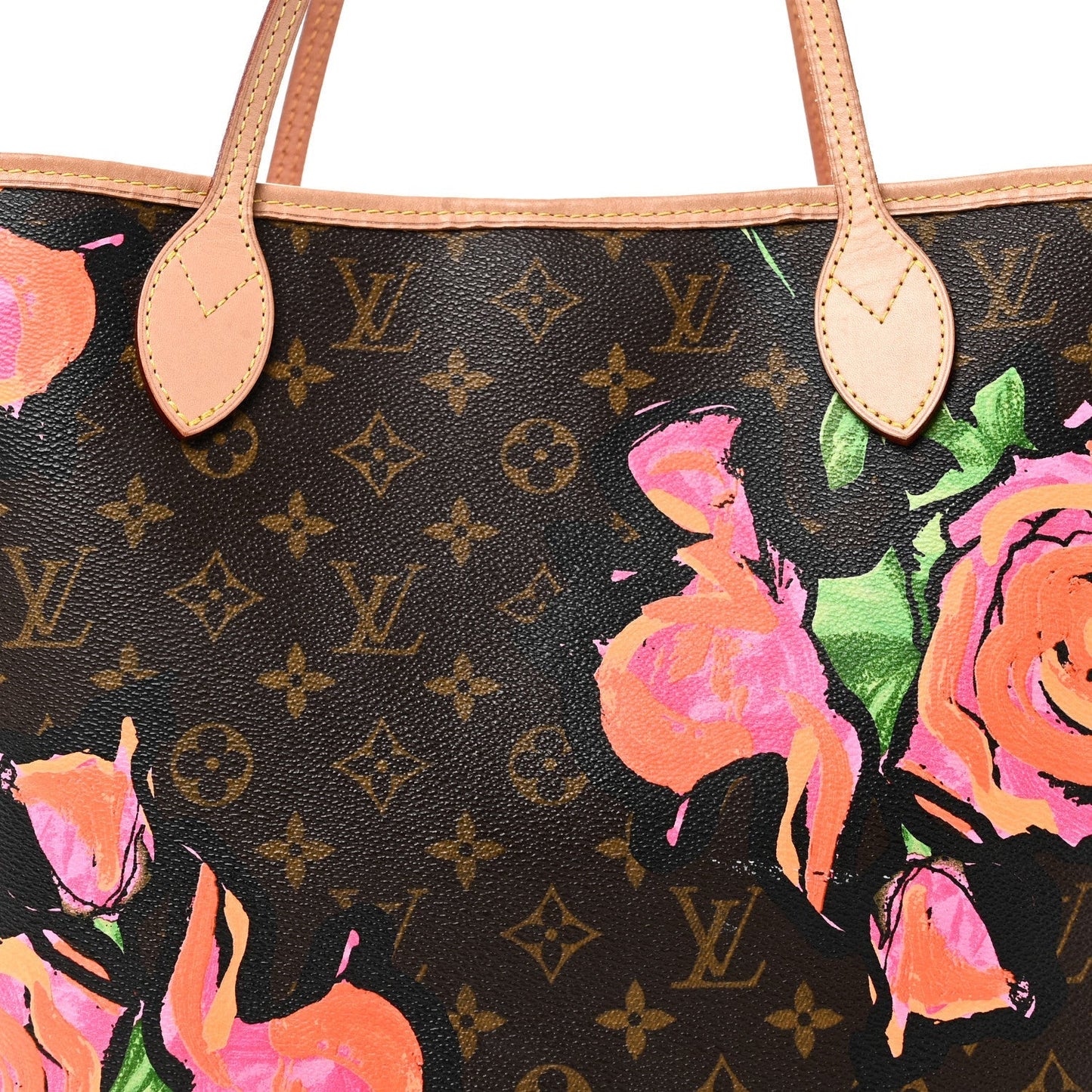 Monogram Roses Neverfull MM