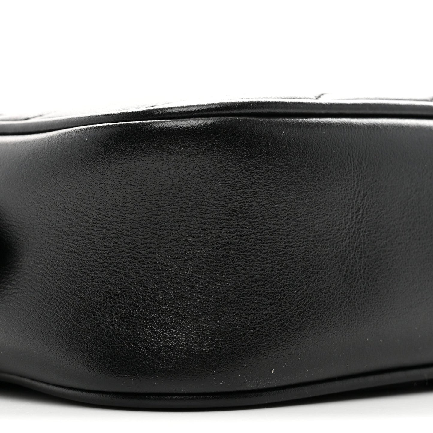 Calfskin Matelasse Mini GG Marmont Chain Shoulder Bag Black