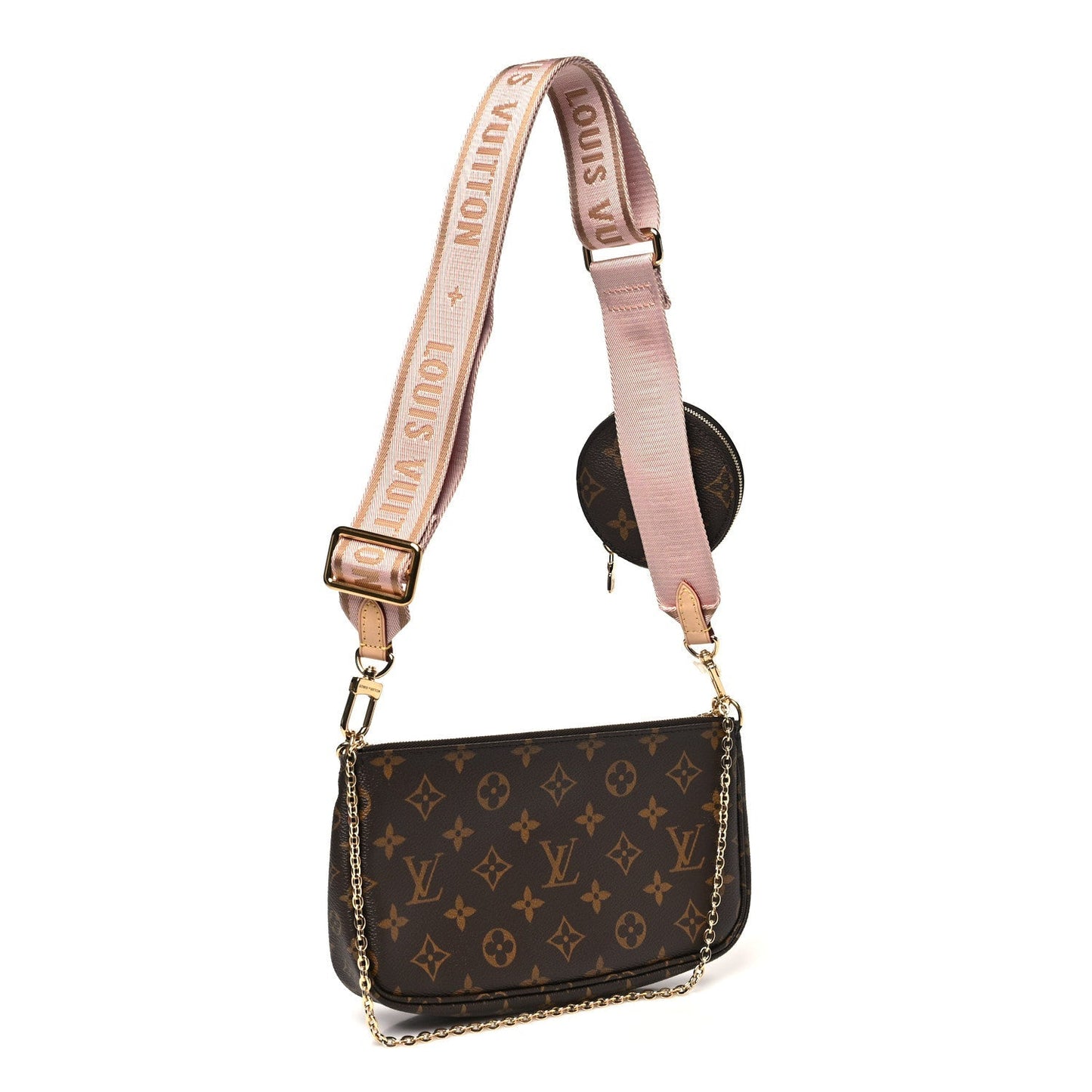 Monogram Multi Pochette Accessories Rose Clair