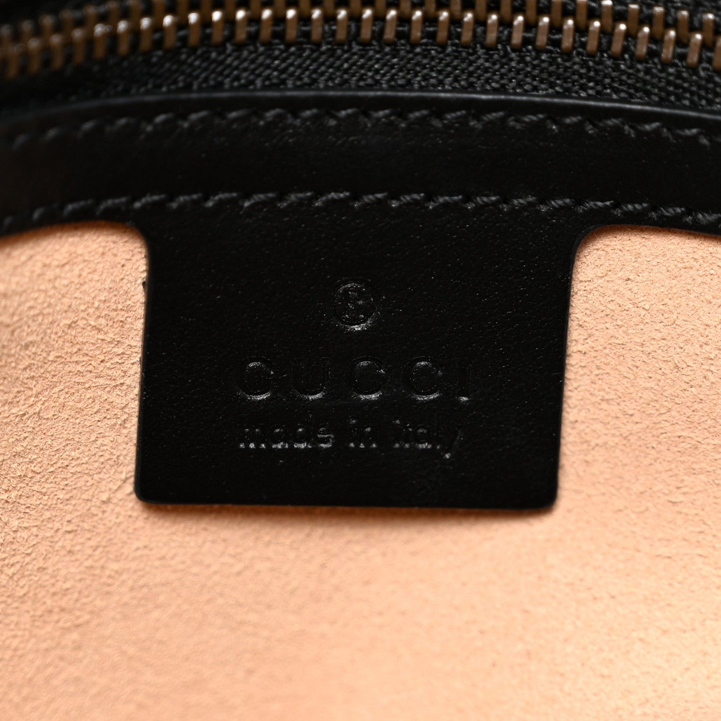 Calfskin Matelasse Medium GG Marmont Shoulder Bag Black