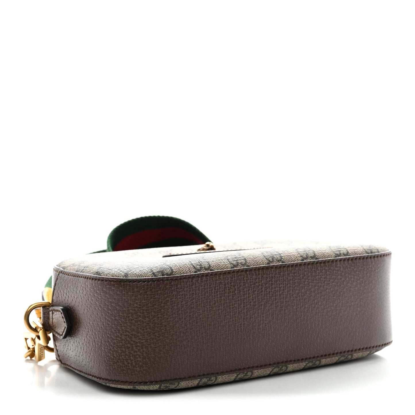 GG Supreme Monogram Web Neo Vintage Shoulder Bag Beige New Acero Crop